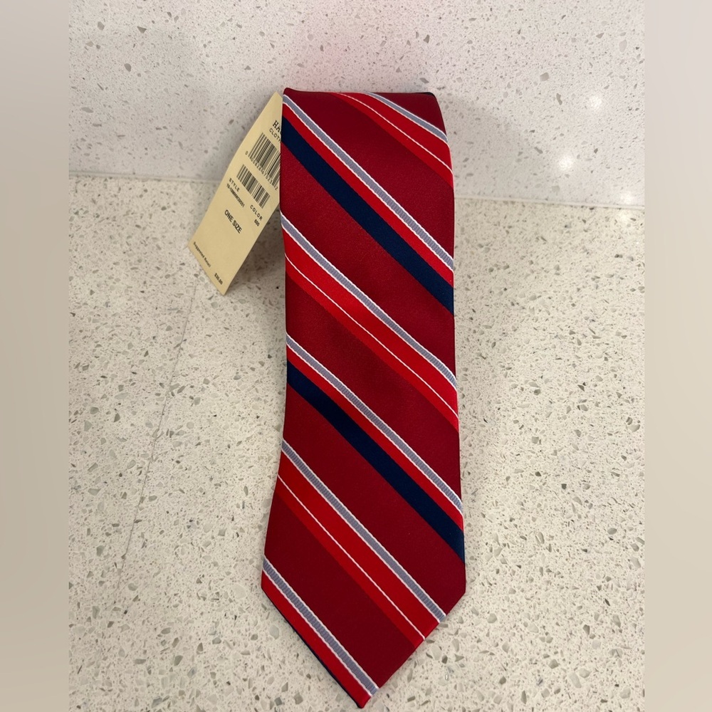 NWT Men's Haggar Premium Neckwear Polyester Neck Tie